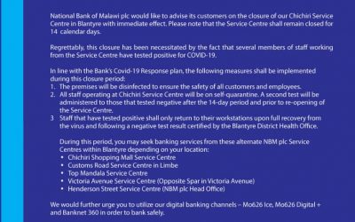 IMPACT OF COVID-19 ON MALAWI’S ECONOMY